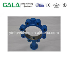 China foundry manufacturing high quality iron sand cast butterfly valve body casting